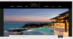 Desktop Screenshot of luxurypropertyselection.com